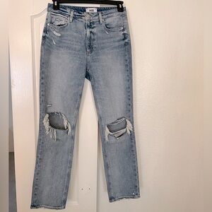 PAIGE Noella High Rise 90s Straight Jeans